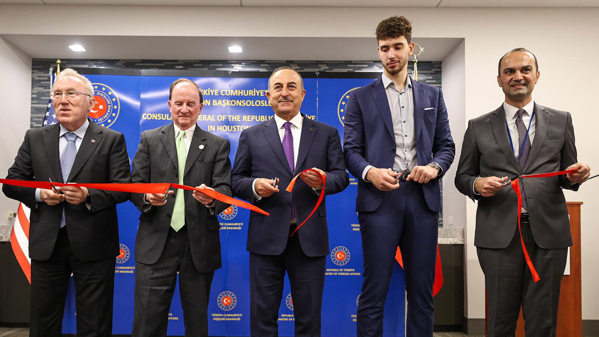 Mevlüt Çavuşoğlu Houston'da temaslarını sürdürüyor