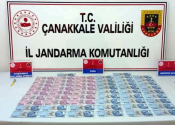 Çanakkale'de sahte para operasyonu: 3 gözaltı