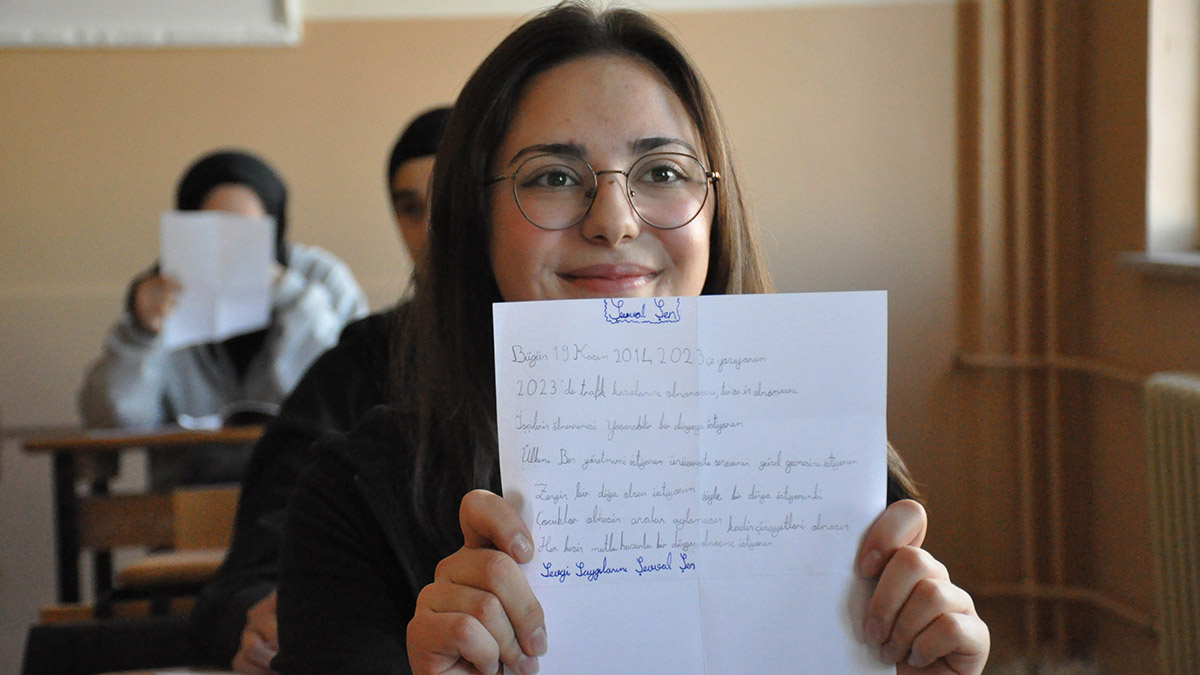 Cumhuriyetin 100'üncü yılı mektupları okundu