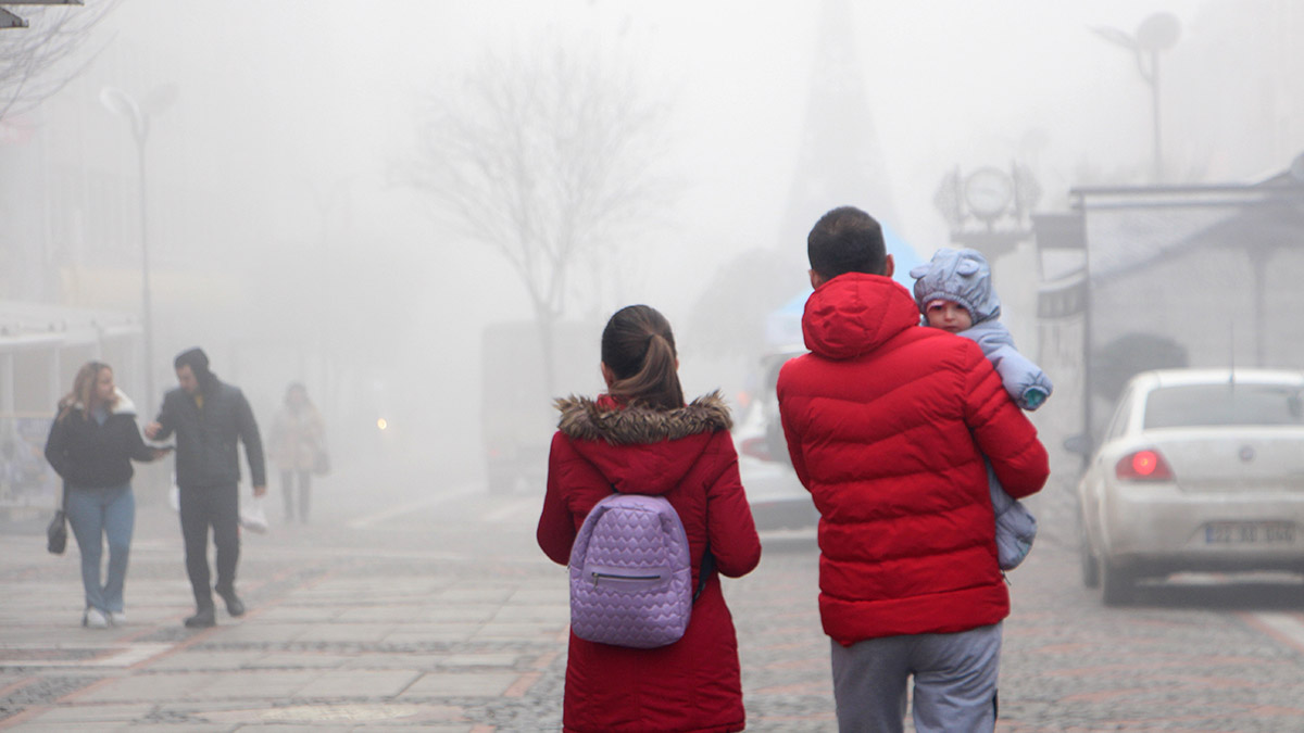 Edirne ve Çorlu'da yoğun sis