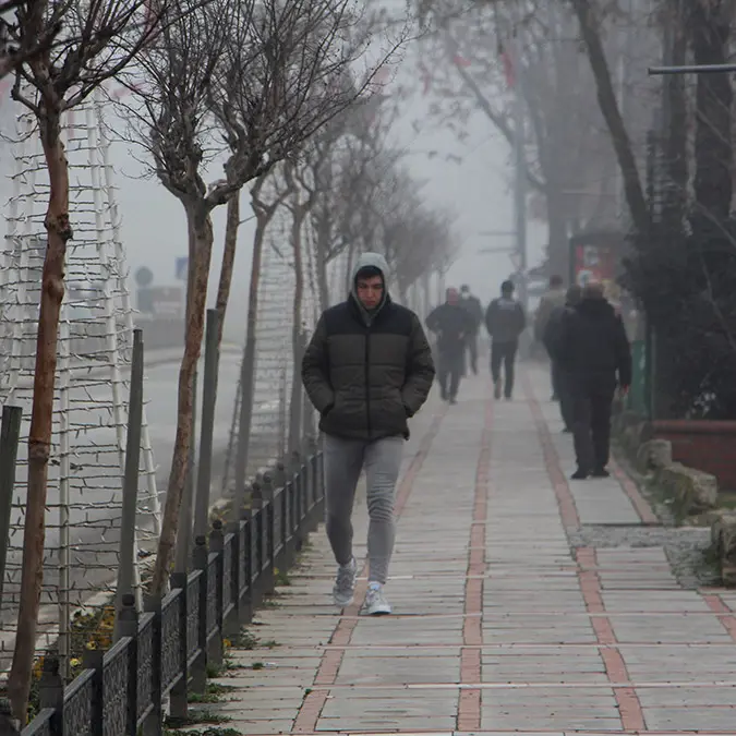 Edirne'de yoğun sis