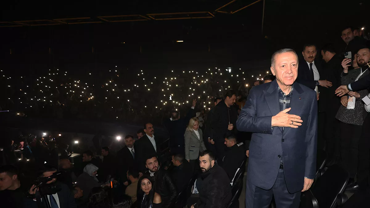 Üniversiteli ak gençlik festivali’nde gençlerle bir araya gelen cumhurbaşkanı recep tayyip erdoğan, 