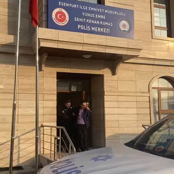 Köpeğe şiddet uygulayan şüpheli adliyede