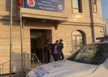 Köpeğe şiddet uygulayan şüpheli adliyede