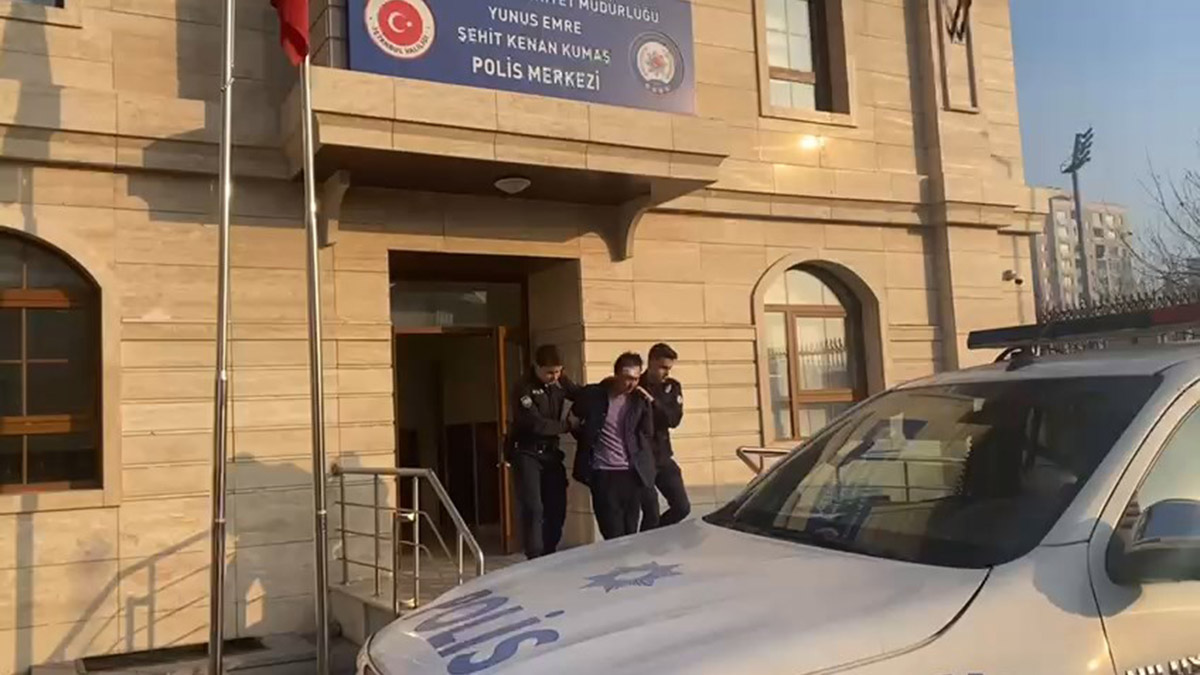 Köpeğe şiddet uygulayan şüpheli adliyede