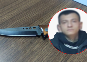 Bıçak zoruyla gasb kameraya yansıdı