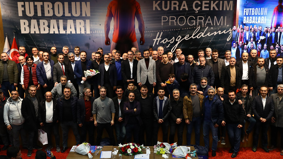 'Futbolun Babaları' projesinin fikstür çekimi yapıldı