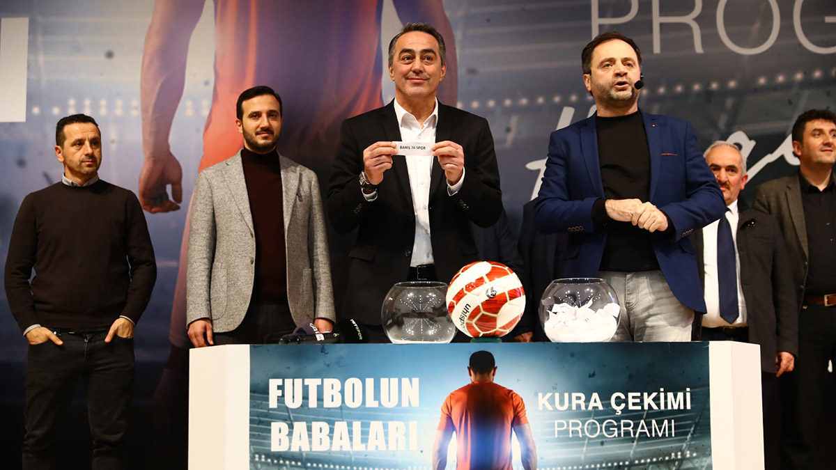 'Futbolun Babaları' projesinin fikstür çekimi yapıldı