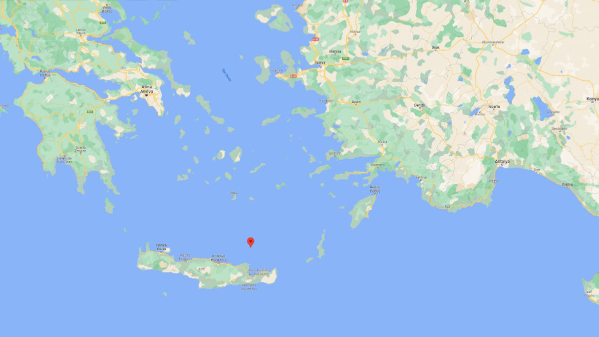 Girit Adası'nda 4.4 büyüklüğünde deprem Ege'de hissedildi