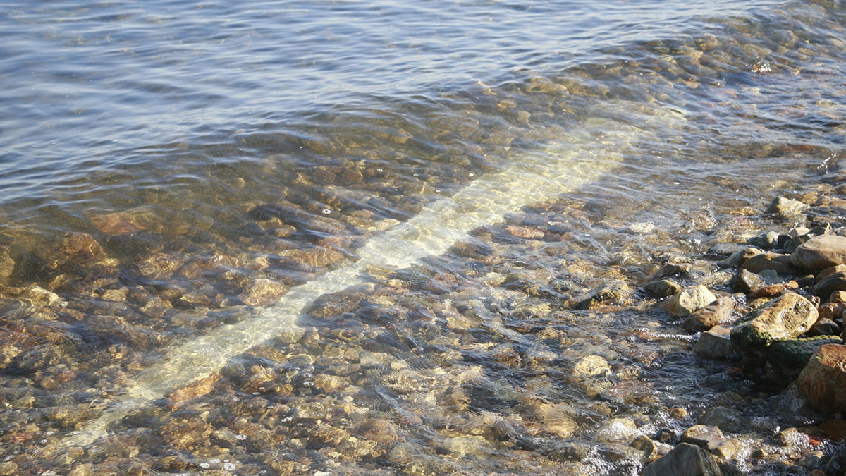 İznik Gölü'nün çekilmesiyle tarihi sütun ortaya çıktı