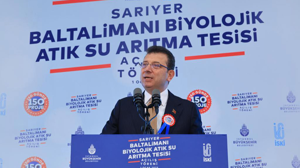 Baltalimanı Biyolojik Atık Su Arıtma Tesisi hizmete açıldı