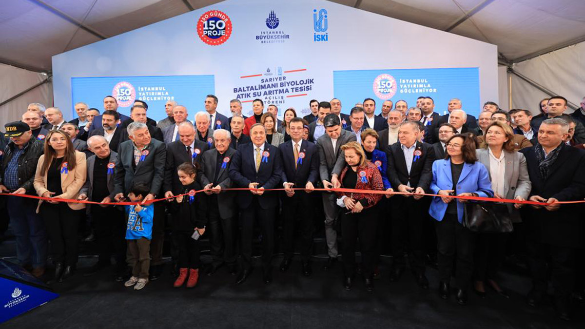 Baltalimanı Biyolojik Atık Su Arıtma Tesisi hizmete açıldı