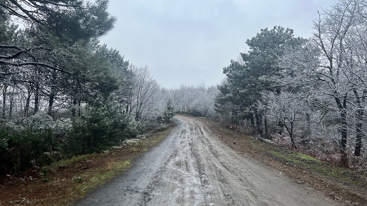 İstanbul'da yüksek kesimlere yılın ilk karı yağdı