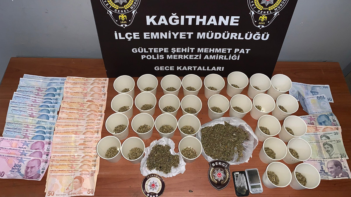 Kadıköy ve Kağıthane'de uyuşturucu operasyonu