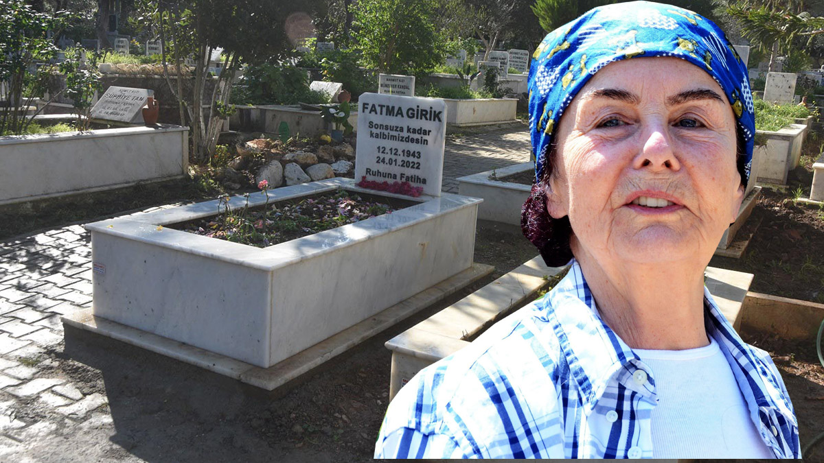 Kardeşi Fatma Girik'in mezarını ziyaret etti