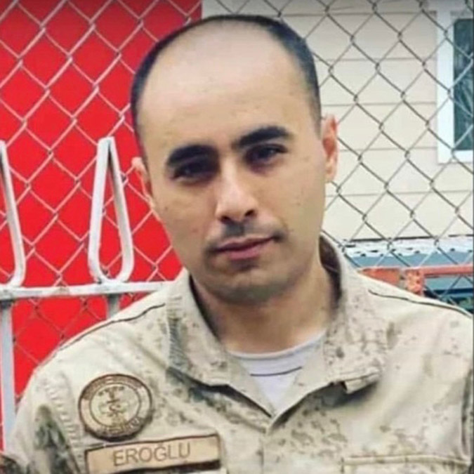 Kazada şehit olan Çavuş Yasin Eroğlu toprağa verildi