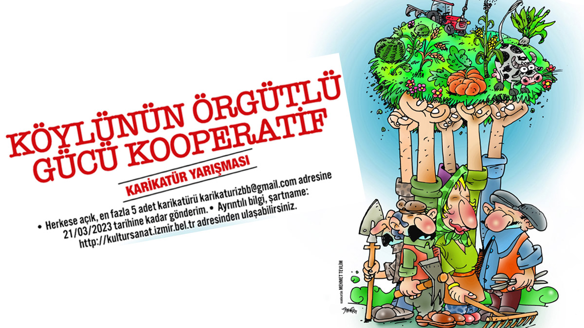 Köylünün Örgütlü Gücü Kooperatif karikatür yarışması