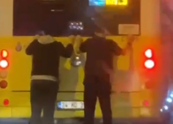 Pendik'te patenli iki gencin tehlikeli yolculuğu