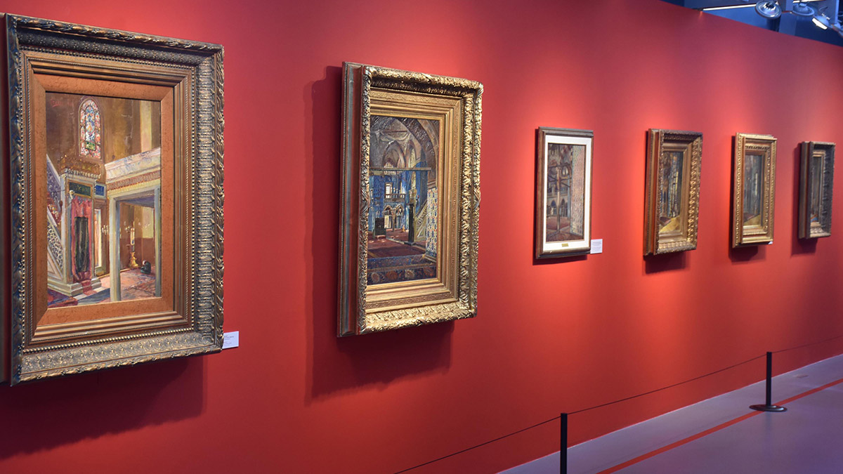 Ressam Şevket Dağ'ın eserleri sergilendi