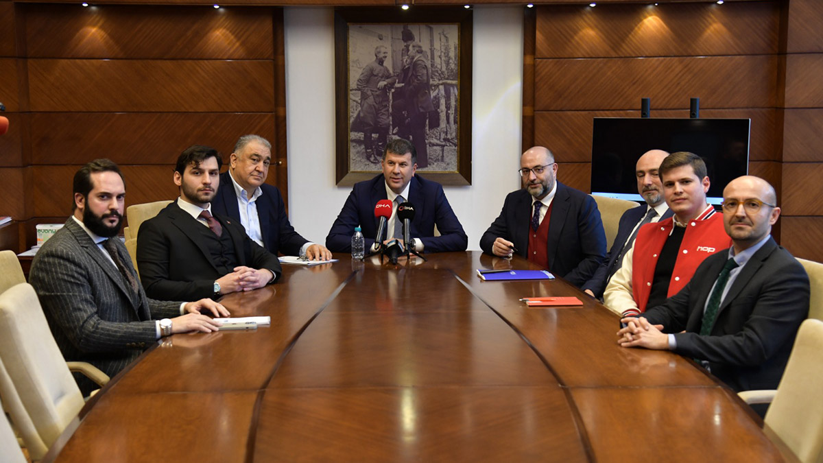 Skuter firma temsilcileri Kadıköy Belediyesi'nde