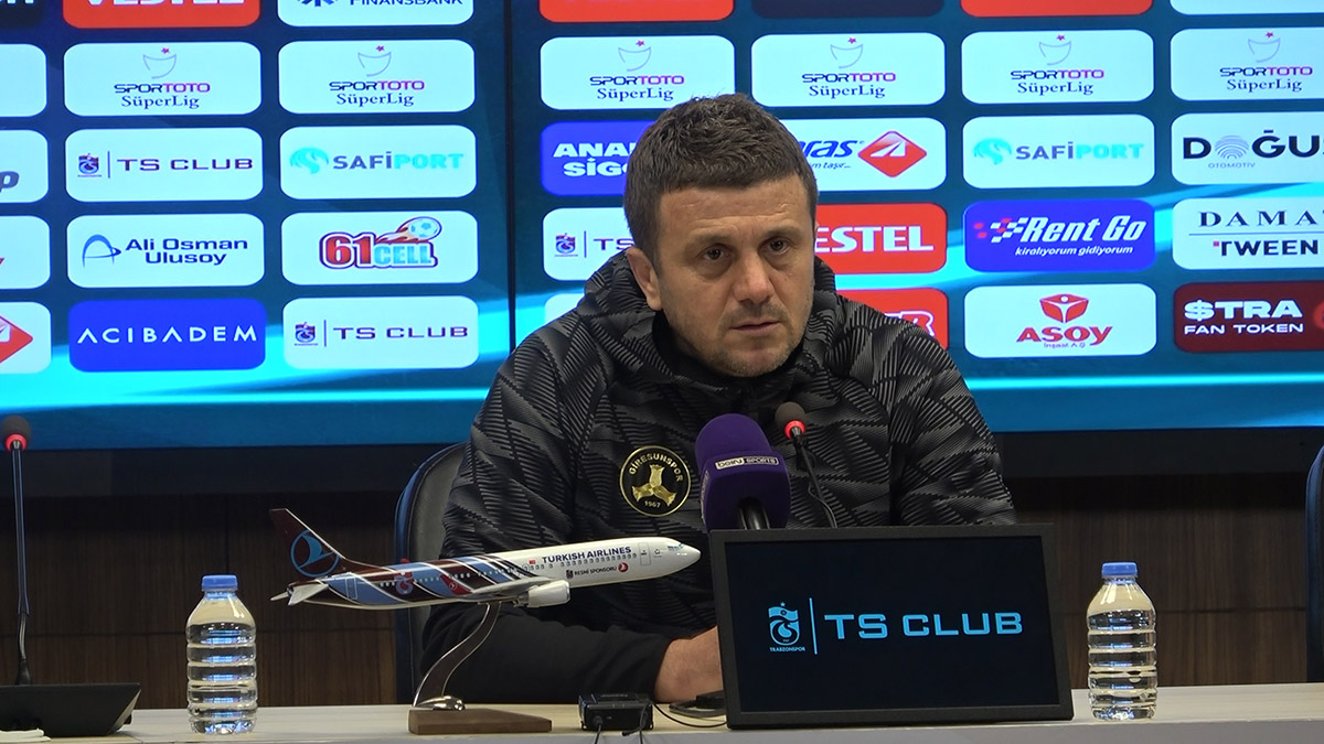 Trabzonspor-Giresunspor maçının ardından