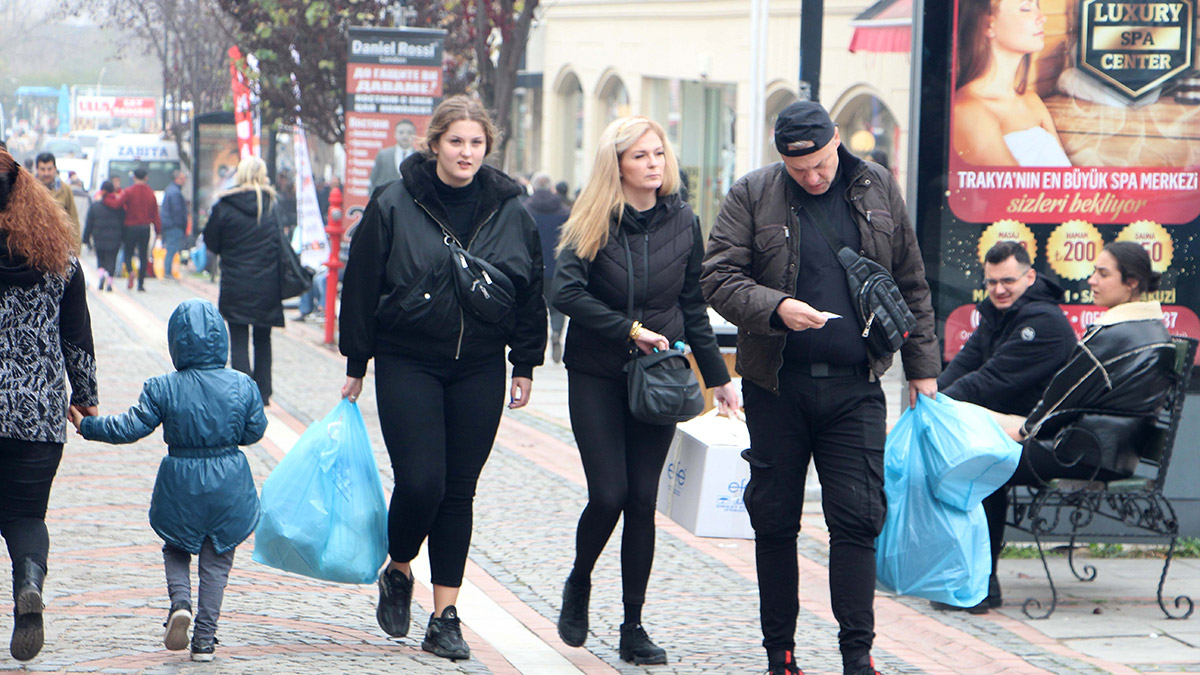 Edirne'ye 2022'de 2 milyon Bulgar turist giriş yaptı