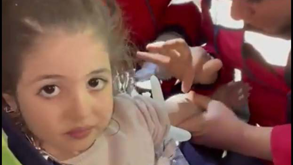 5 yaşındaki Hazal 72 saat sonra kurtarıldı