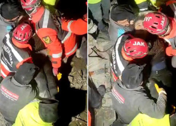 76 saat sonra 1 kız çocuğu enkazdan çıkarıldı
