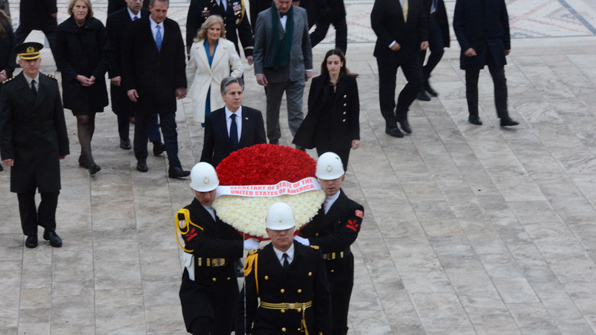 ABD Dışişleri Bakanı Blinken Anıtkabir'i ziyaret etti