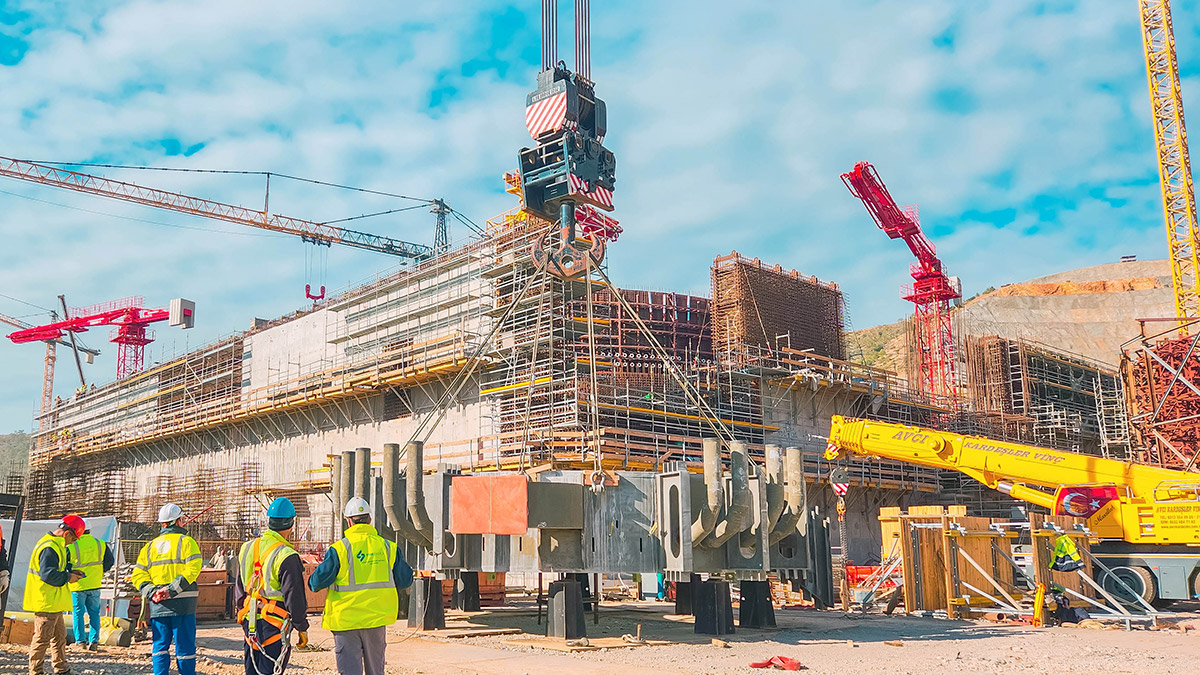 Akkuyu NGS'nin üçüncü ünitesinde yeni aşama