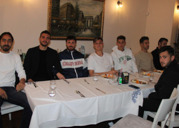 Altay'da Başkan Ayhan Dündar takımla buluştu