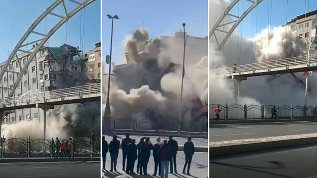 Altınkaya Apartmanı yıkım sırasında çöktü