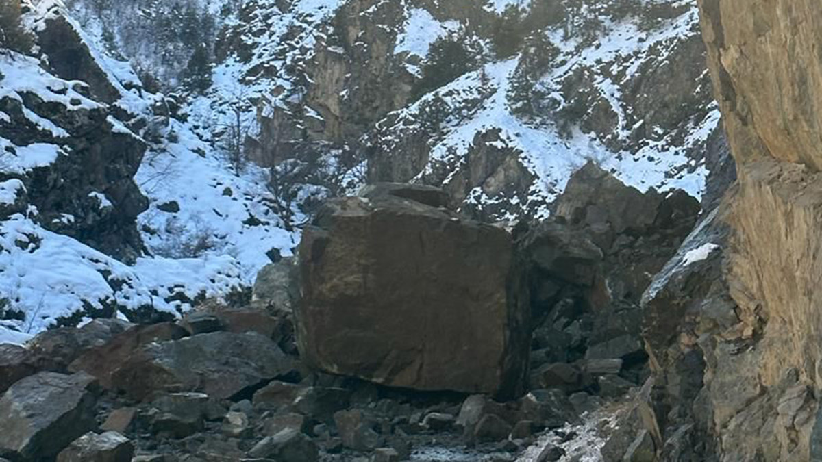 Artvin- Şavşat yolu, heyelanda kapandı