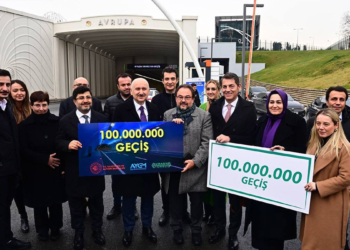 Avrasya Tüneli'nden geçen 100 milyonuncu araca hediye