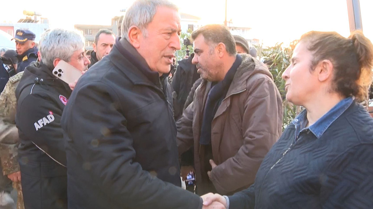 Bakanlar Akar ve Kurum samandağ'da