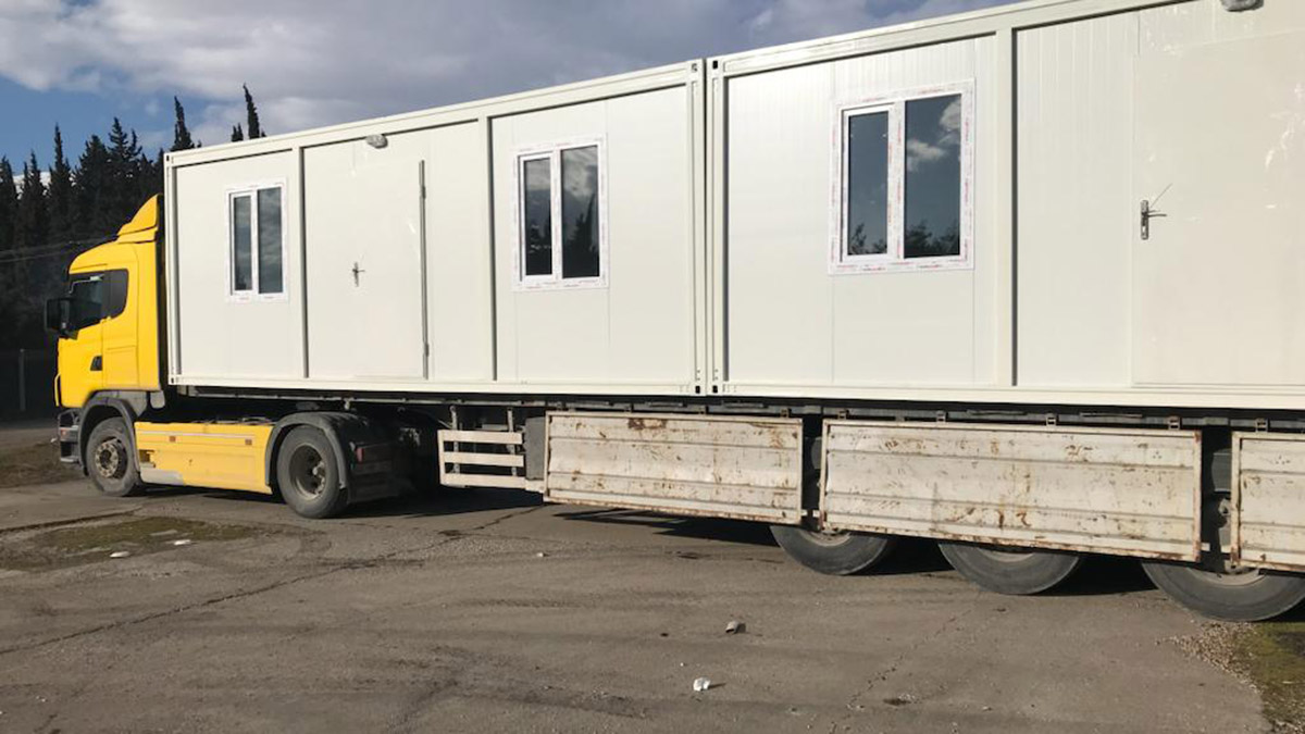 Beyoğlu'ndan Kahramanmaraş'a 200 konteyner ev