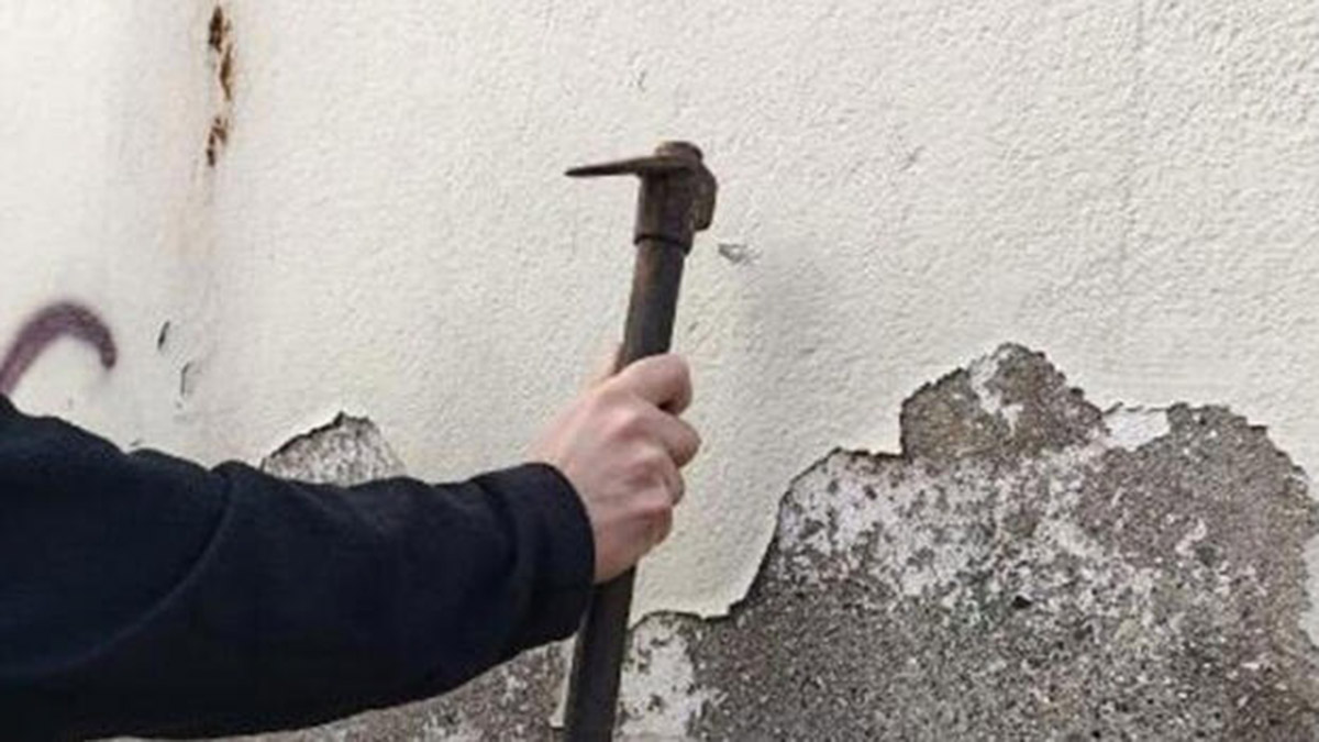 Çiviyle beton kontrol edenlere karşı uyarı