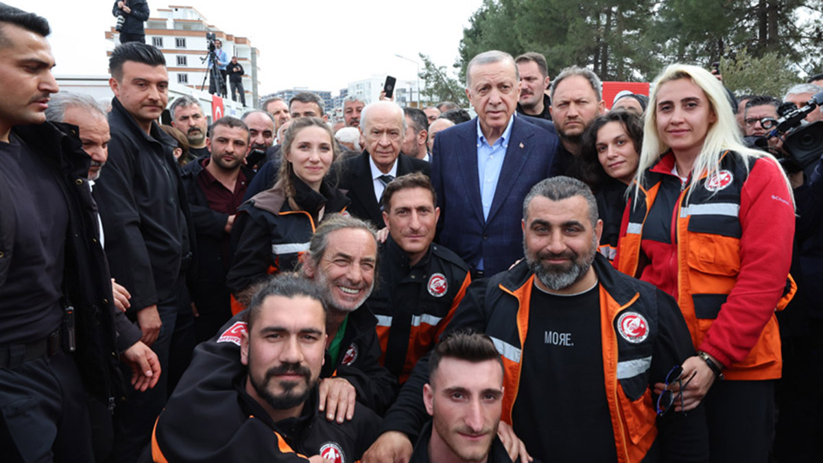 Cumhurbaşkanı Erdoğan ve Bahçeli Adıyaman'da