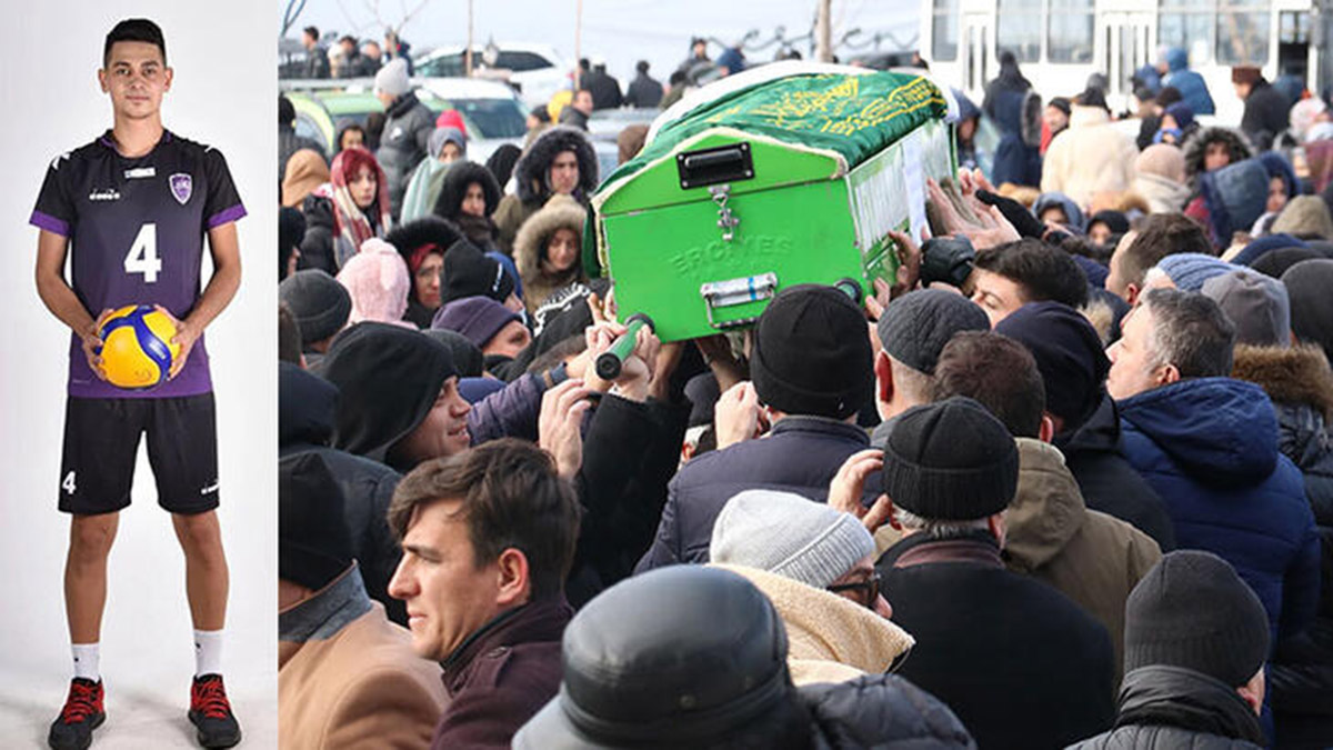 Depremde ölen voleybolcu Resul Gün defnedildi