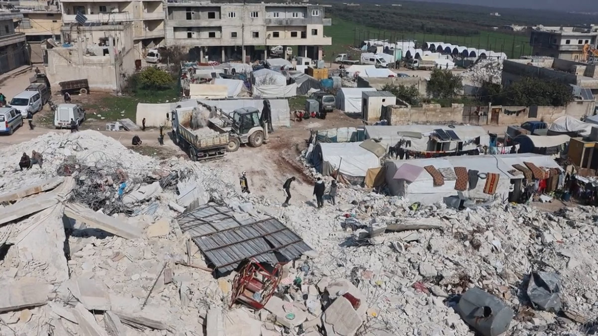 Depremin Suriye'deki bilançosu: 5 bin 801 can kaybı