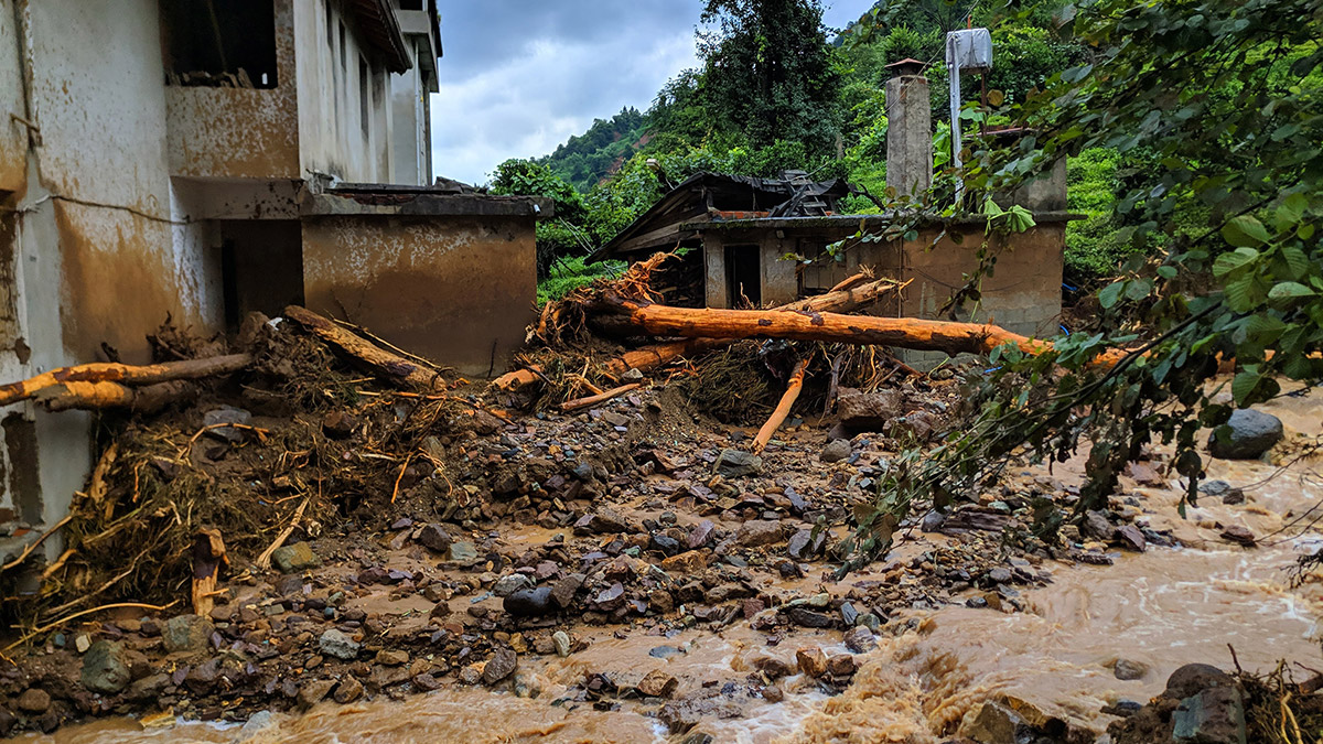 Depremler sonrası Karadeniz'de heyelanlar sıklaştı