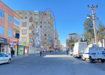 Diyarbakır'da 9 katlı binada çökme tehlikesi