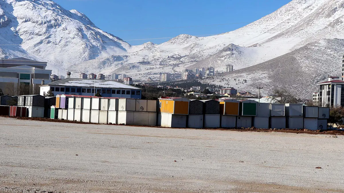 Elbistan'a 2 bin 300 kişilik konteyner kent kuruluyor