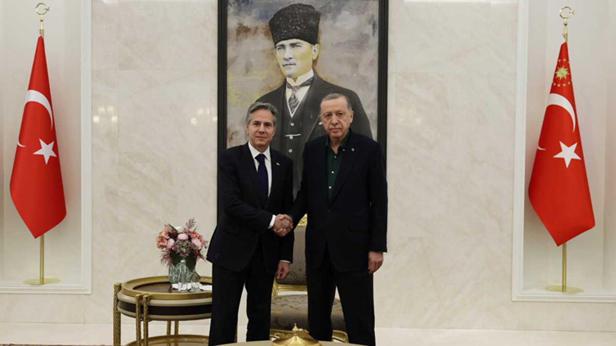 Erdoğan ABD Dışişleri Bakanı ile görüştü