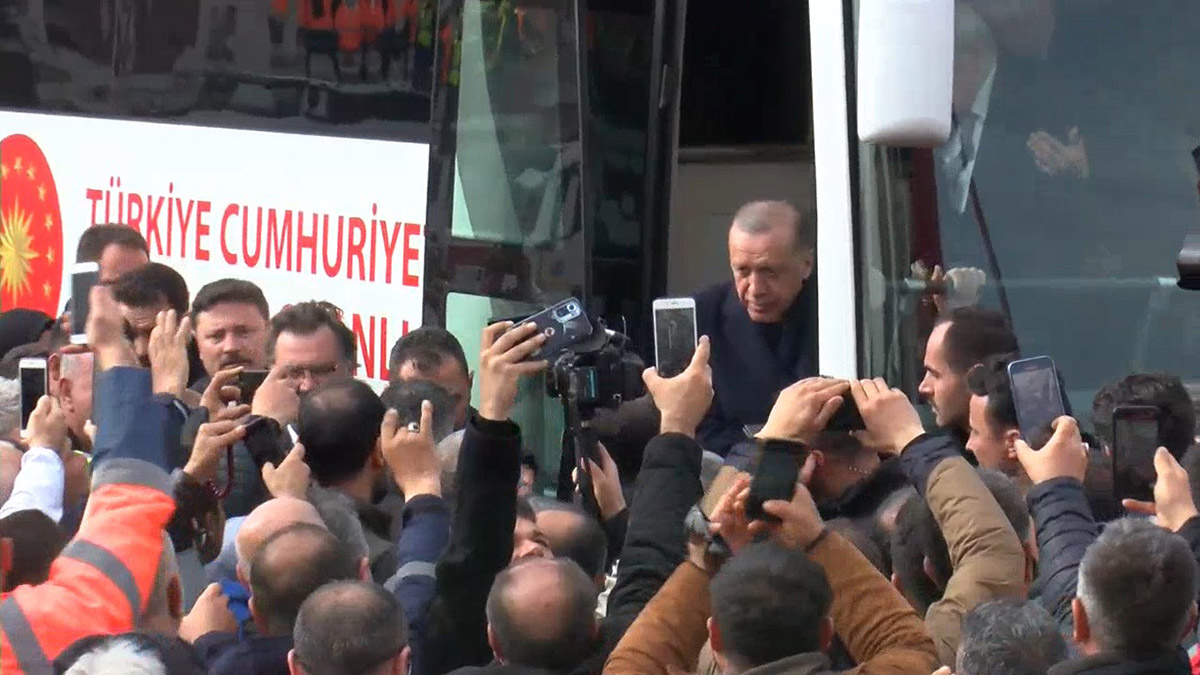 Erdoğan ve Bahçeli Elbistan'da