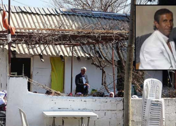 Evinin bahçesinde yanmış cesedi bulundu