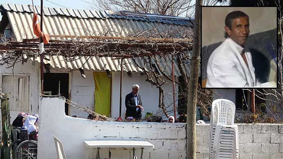 Evinin bahçesinde yanmış cesedi bulundu