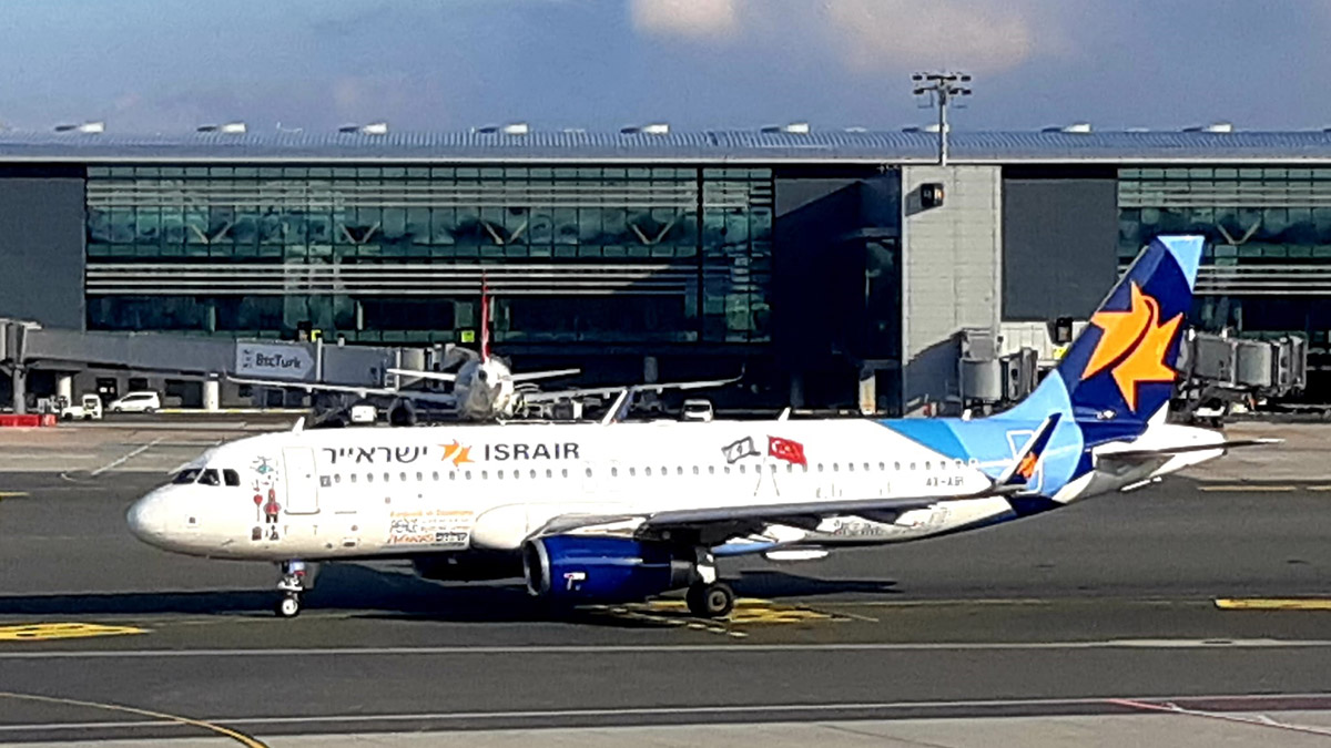 ISRAİR'den 16 yıl sonra Türkiye'ye ilk uçuş