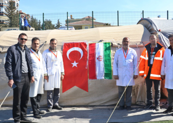 İranlılar, Adıyaman'da sahra hastanesi kurdu