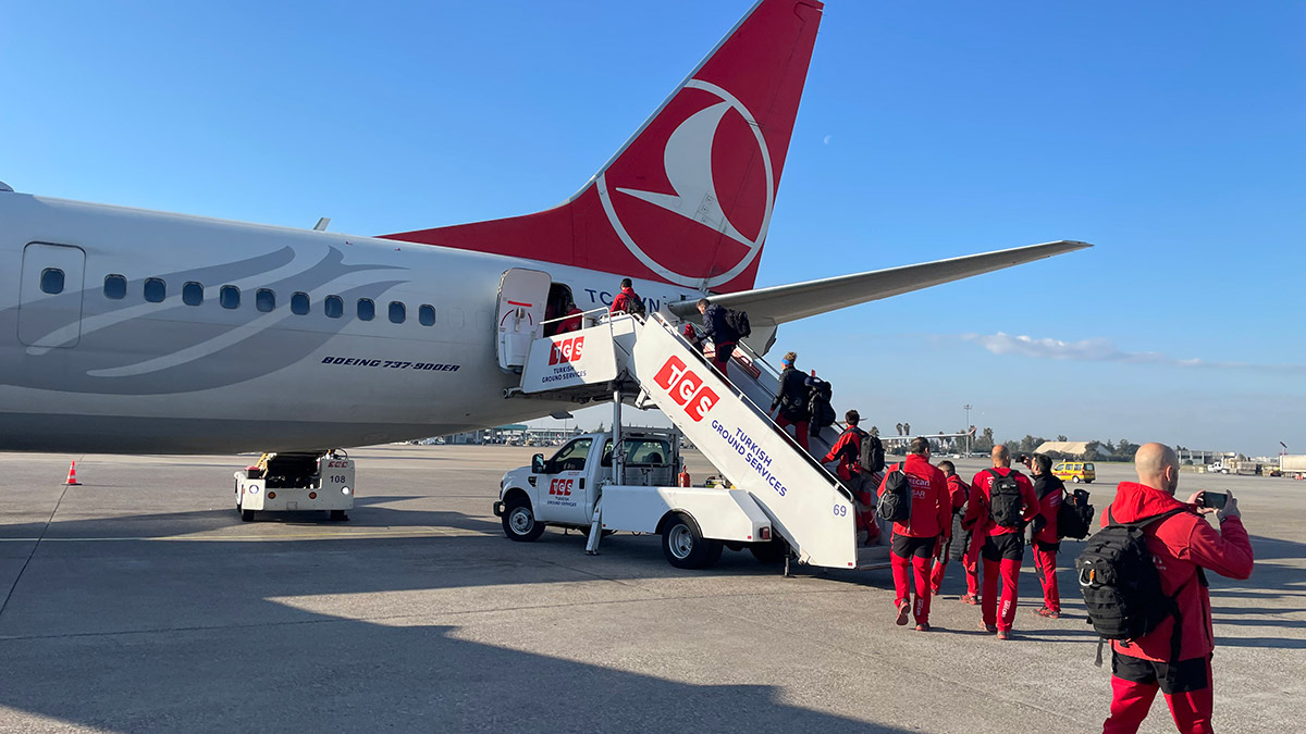 İspanyol ekip USAR, ülkesine döndü